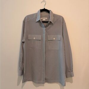 Black and White Striped Shirt